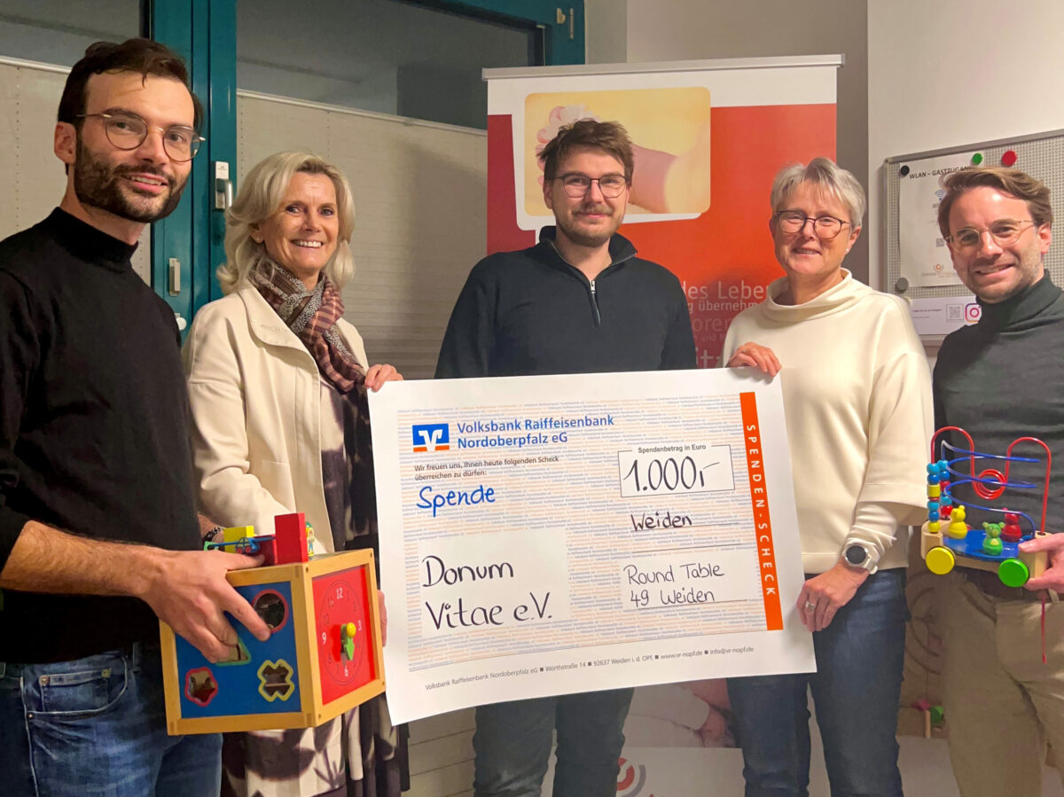 Ein wertvolles Geschenk an Donum Vitae e. V.