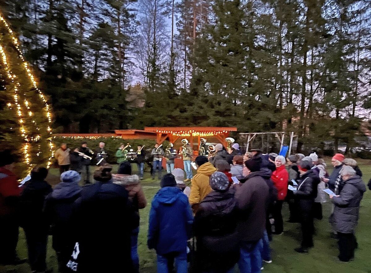 Waldweihnacht des BVS am Schießlweiher
