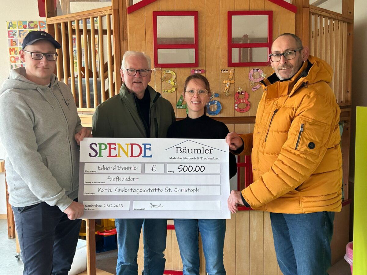 Spende an die Kindertagesstätte Sankt Christoph