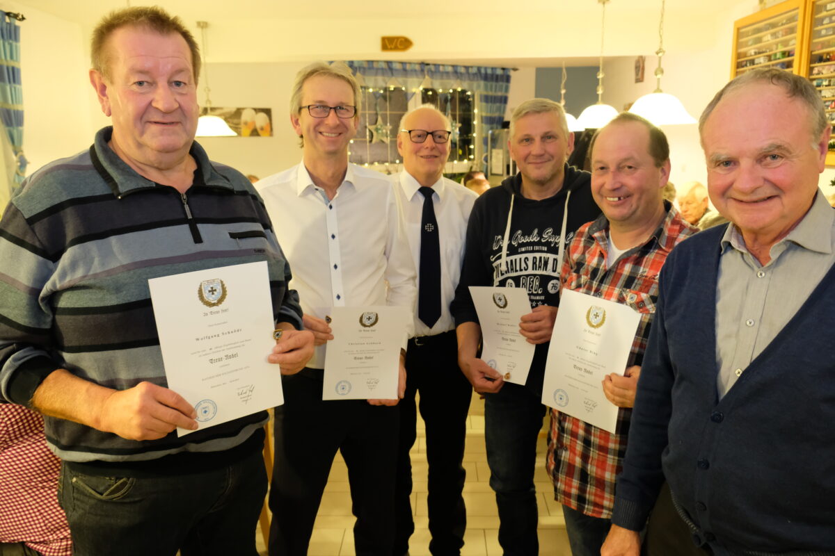 Ehrungen beim Kameradschaftsabend der KSK Speinshart