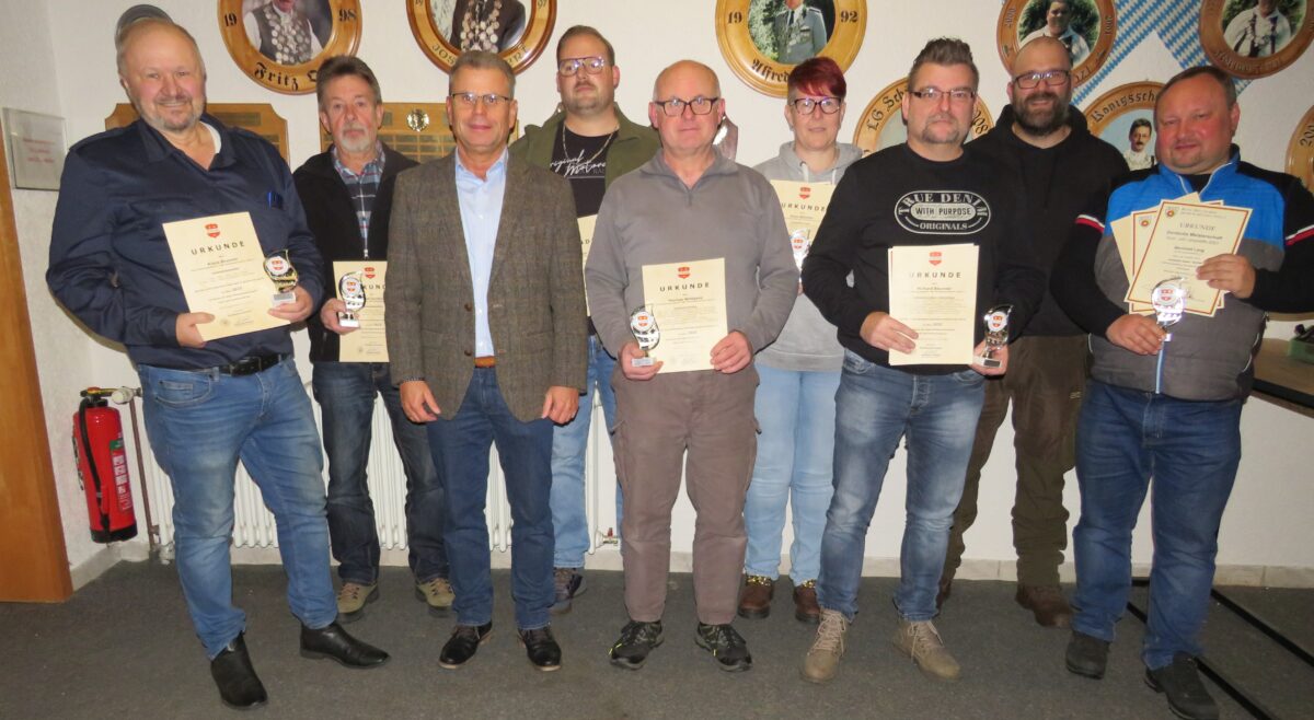 Sportlerehrung und Weihnachtsschießen