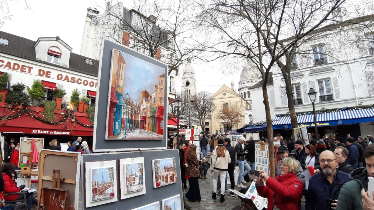 Ein Hauch von Montmartre auf dem Issy-les-Moulineaux-Platz zum 70-jährigen Städtepartnerschaftsjubiläum