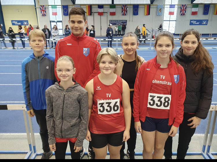 Junge Leichtathleten des TV Vohenstrauß überzeugen beim Sprintcup in Fürth