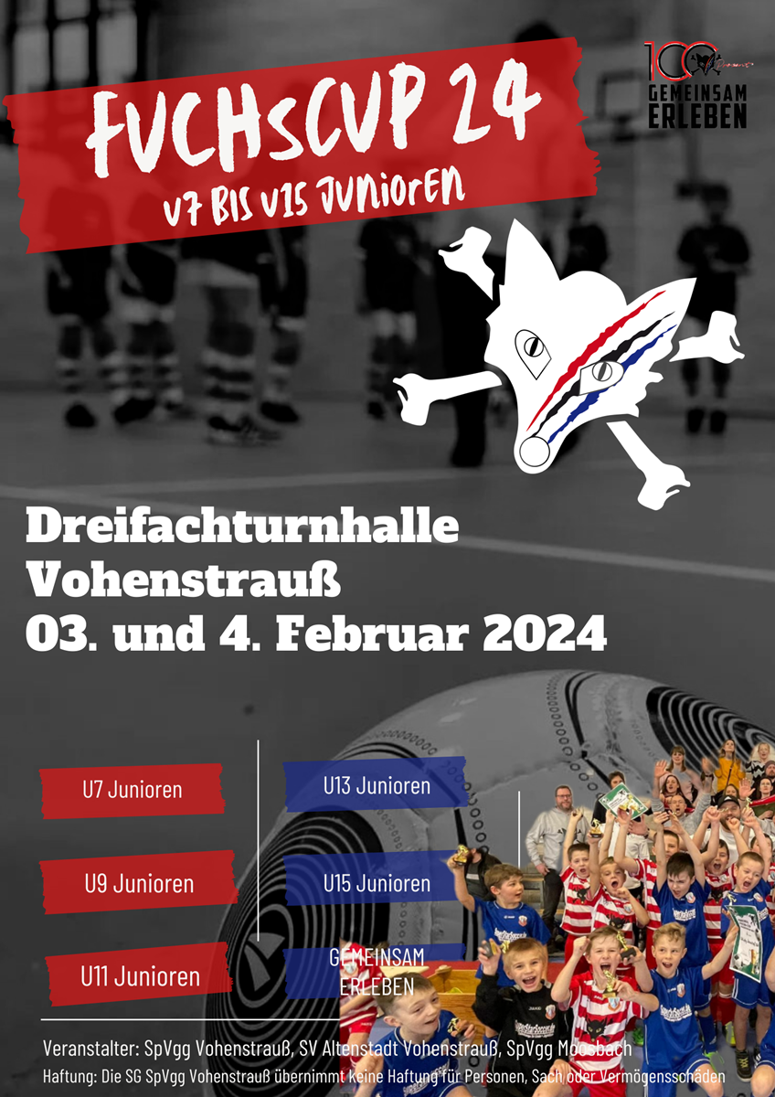 SG SpVgg Vohenstrauß lädt am Wochenende zum FuchsCup ein