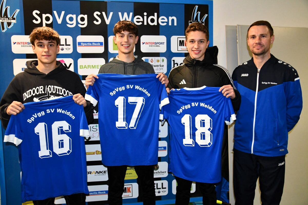Hoffnungsvolle Talente aus der Region verstärken U 17 der SpVgg SV Weiden