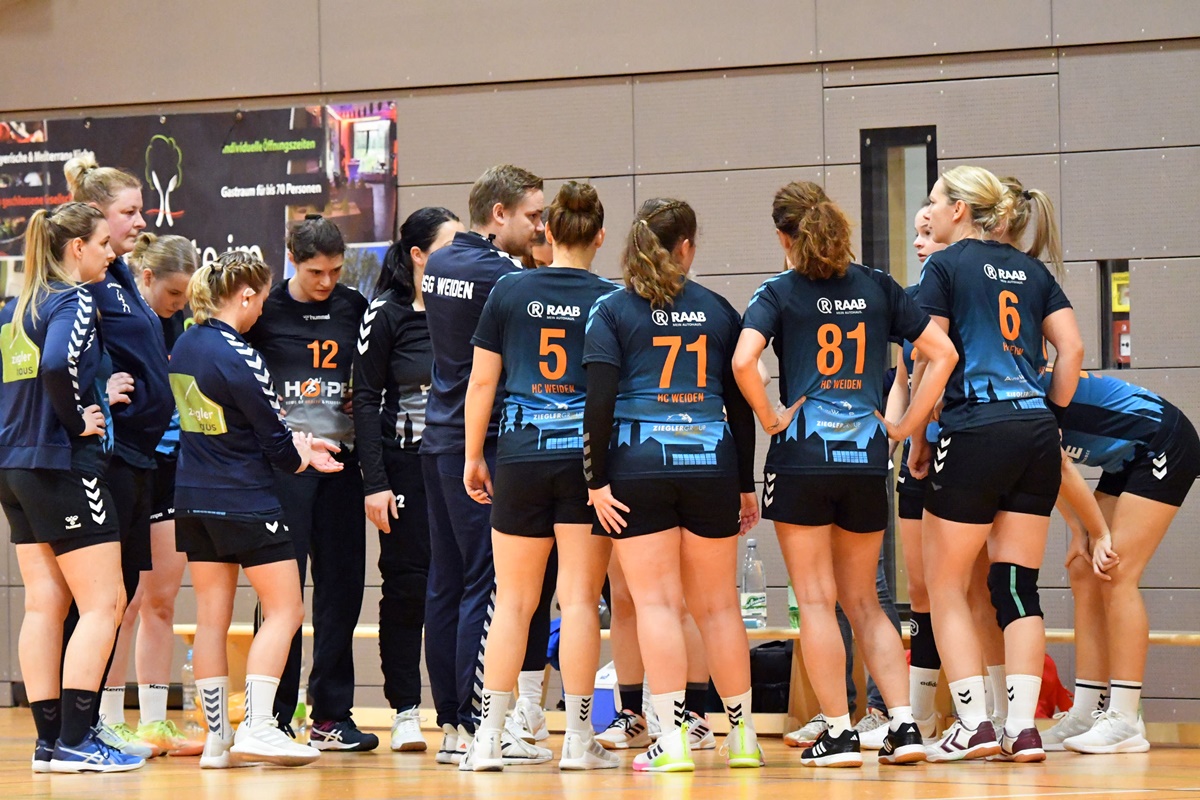 Handballfrauen der HSG Weiden starten beim ESV Regensburg in das neue Jahr