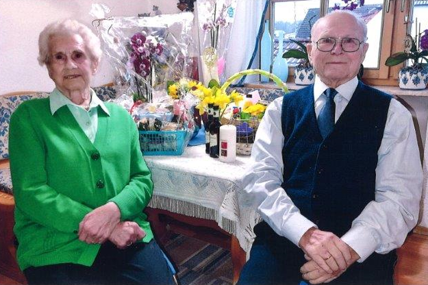Gnadenhochzeit: Hans und Erna Eller feiern 70 Ehejahre in Weiherhammer