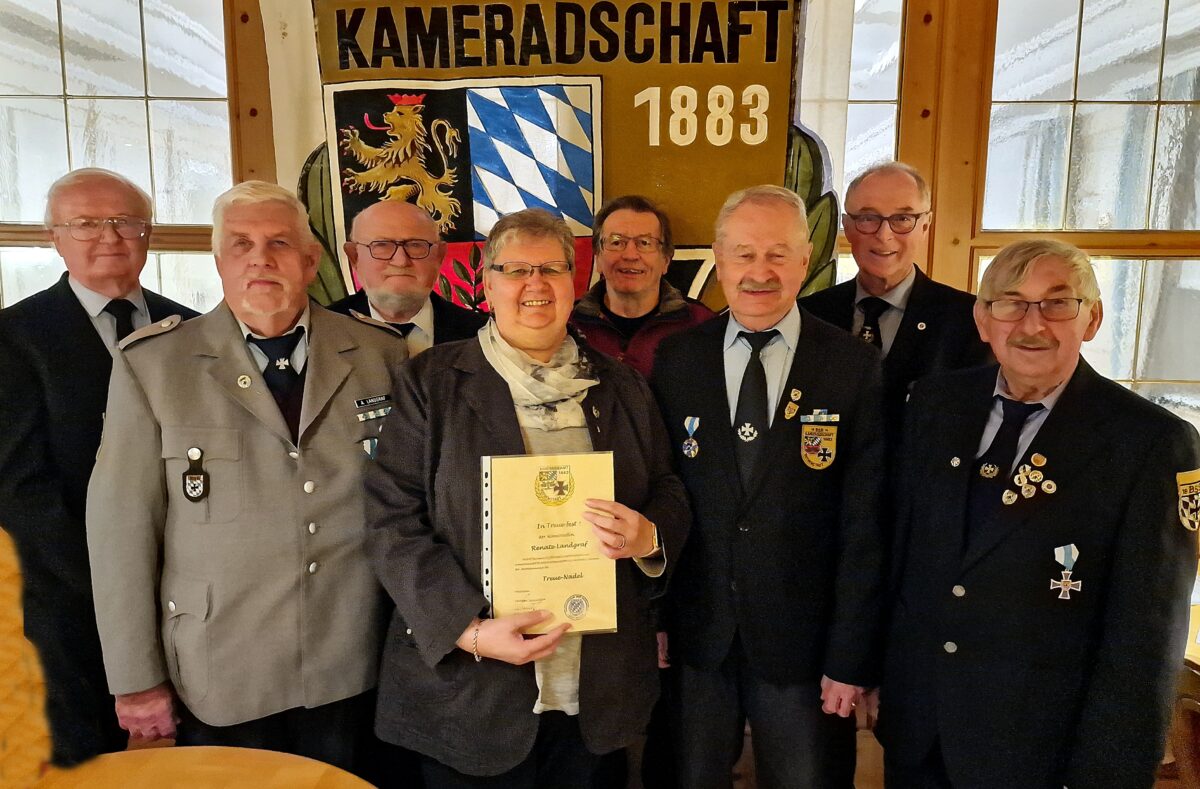 Ehrungen bei der Kameradschaft 1883 Rothenstadt