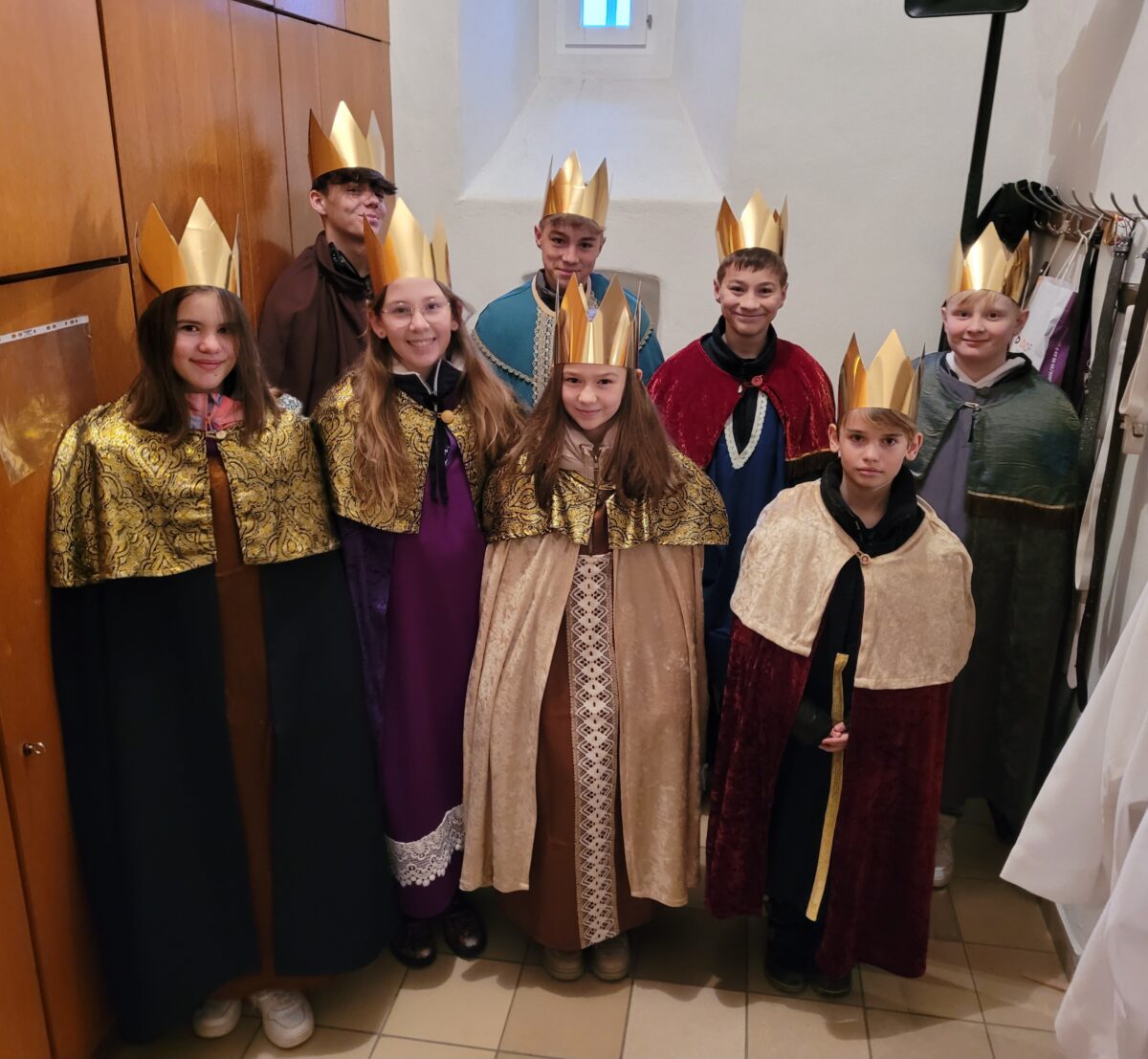 Königsschar in Böhmischbruck unterwegs