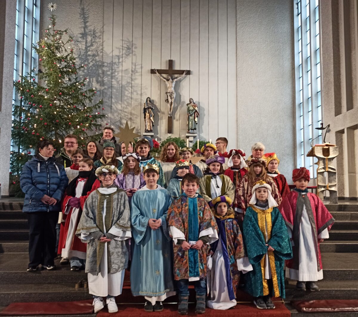 Die Sternsinger waren unterwegs