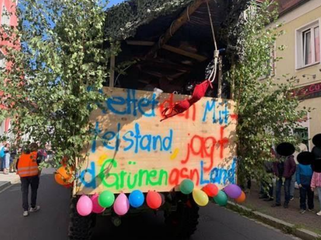 Galgen-Kirwawagen gegen die Grünen in Erbendorf: Strafverfahren eingestellt