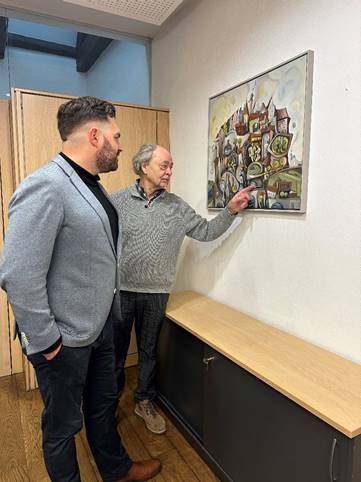 Aus einem Schadeck werden zwei: Kunstwerk ziert nicht mehr nur die Neustädter Grußkarten