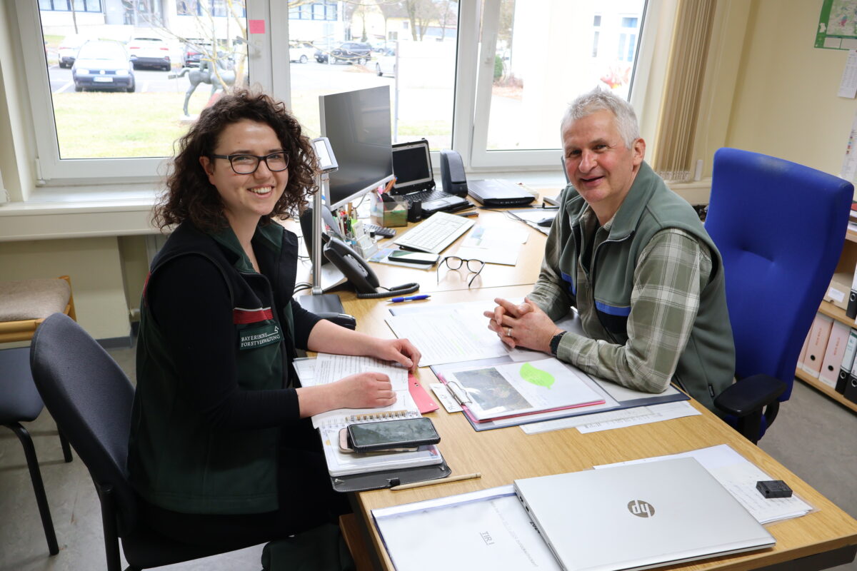 Karl-Heinz Melzer übergibt nach zwölf Jahren das Forstrevier Tirschenreuth