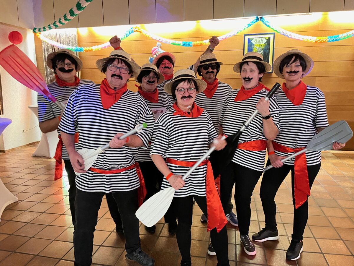 Super Stimmung beim Kappenabend des ASV Neustadt