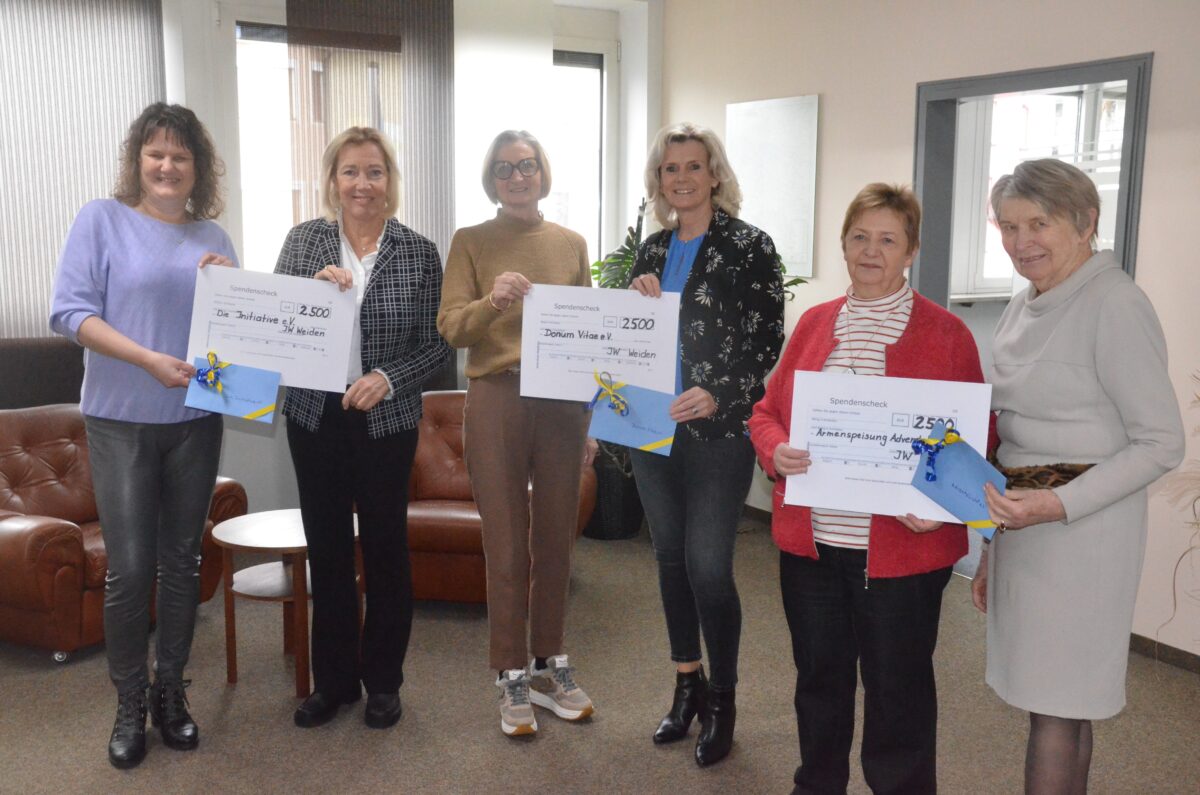 Inner Wheel Club Weiden-Oberpfalz spendet 7500 Euro