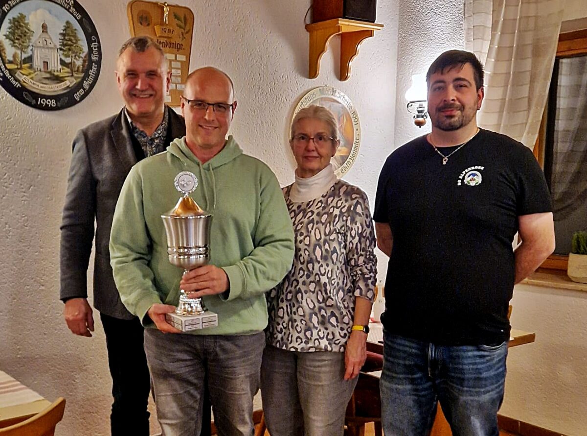 Vereinskartell Weiden-West mit traditionellem Kartellschießen zum Jahresbeginn