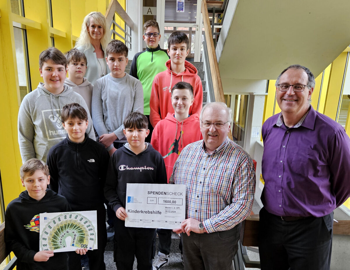 Bravo, Hans-Scholl-Realschule! Beeindruckende Spende an Kinderkrebshilfe
