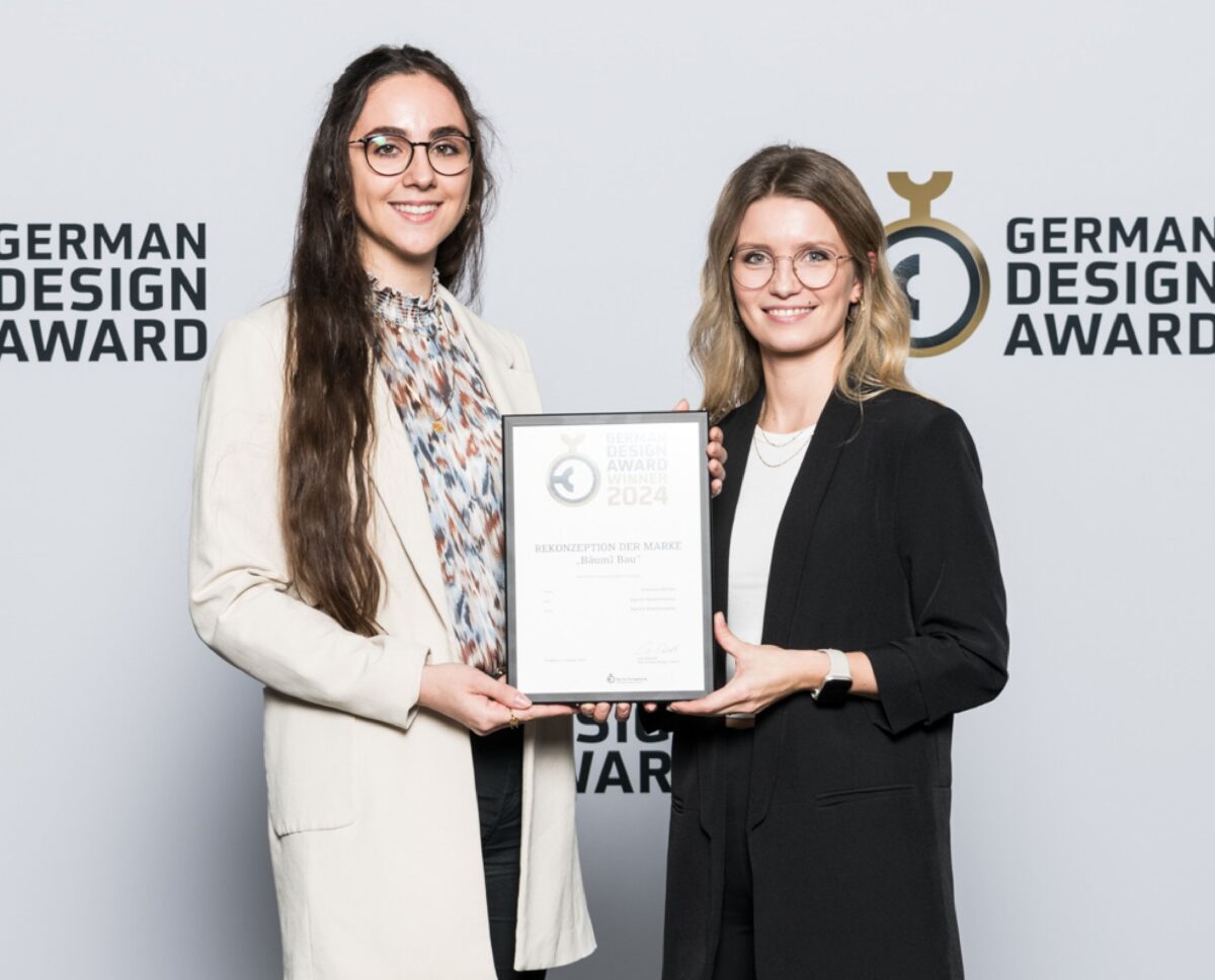 Kreativmaleins* gewinnt beim German Design Award 2024