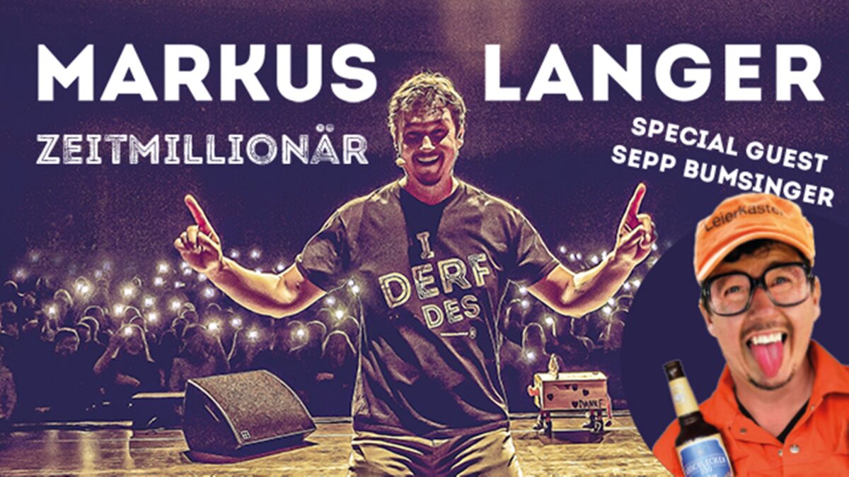 Markus Langer live: „Zeitmillionär“ in Burglengenfeld