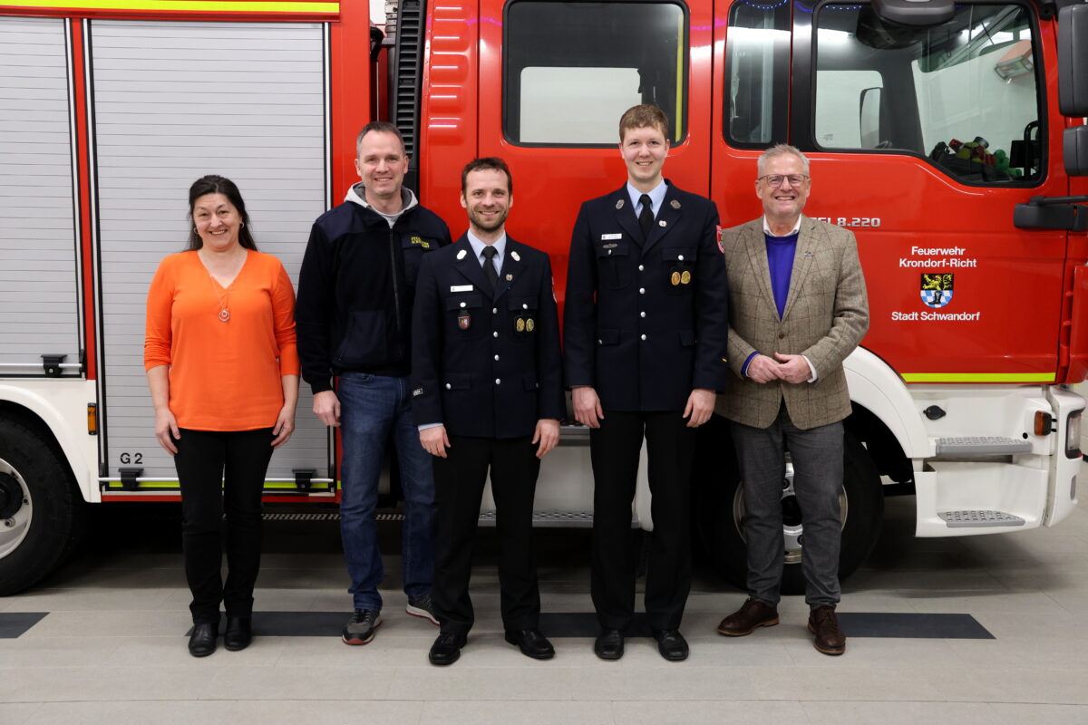 Freiwillige Feuerwehr Krondorf-Richt wählt Kommandanten und Stellvertreter