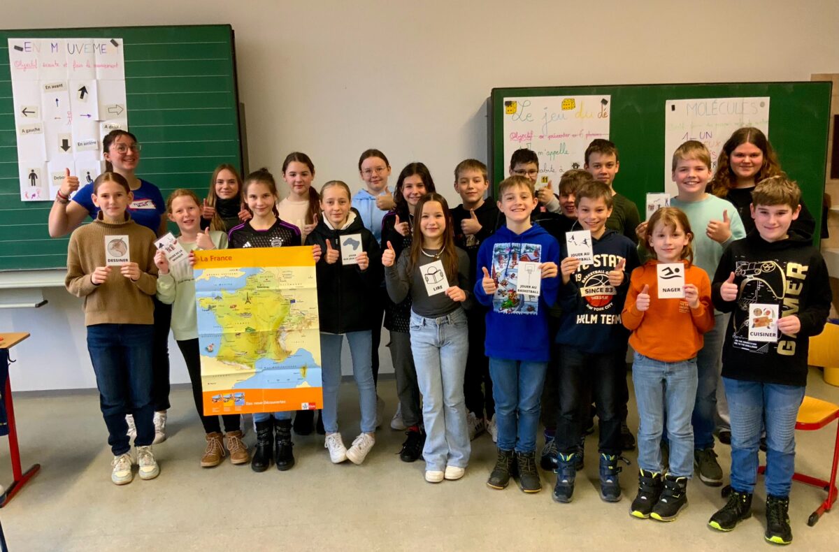 Francemobil begeistert Sechstklässler an der Realschule