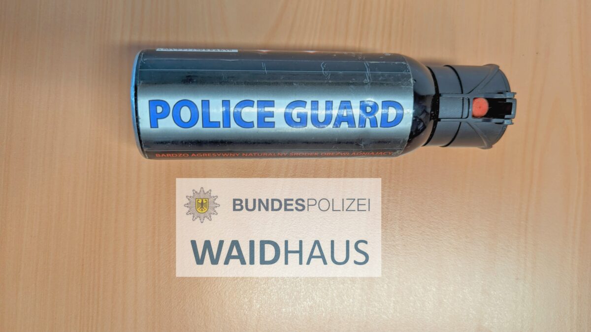 Pfefferspray landet in der Asservatenkammer der Bundespolizei