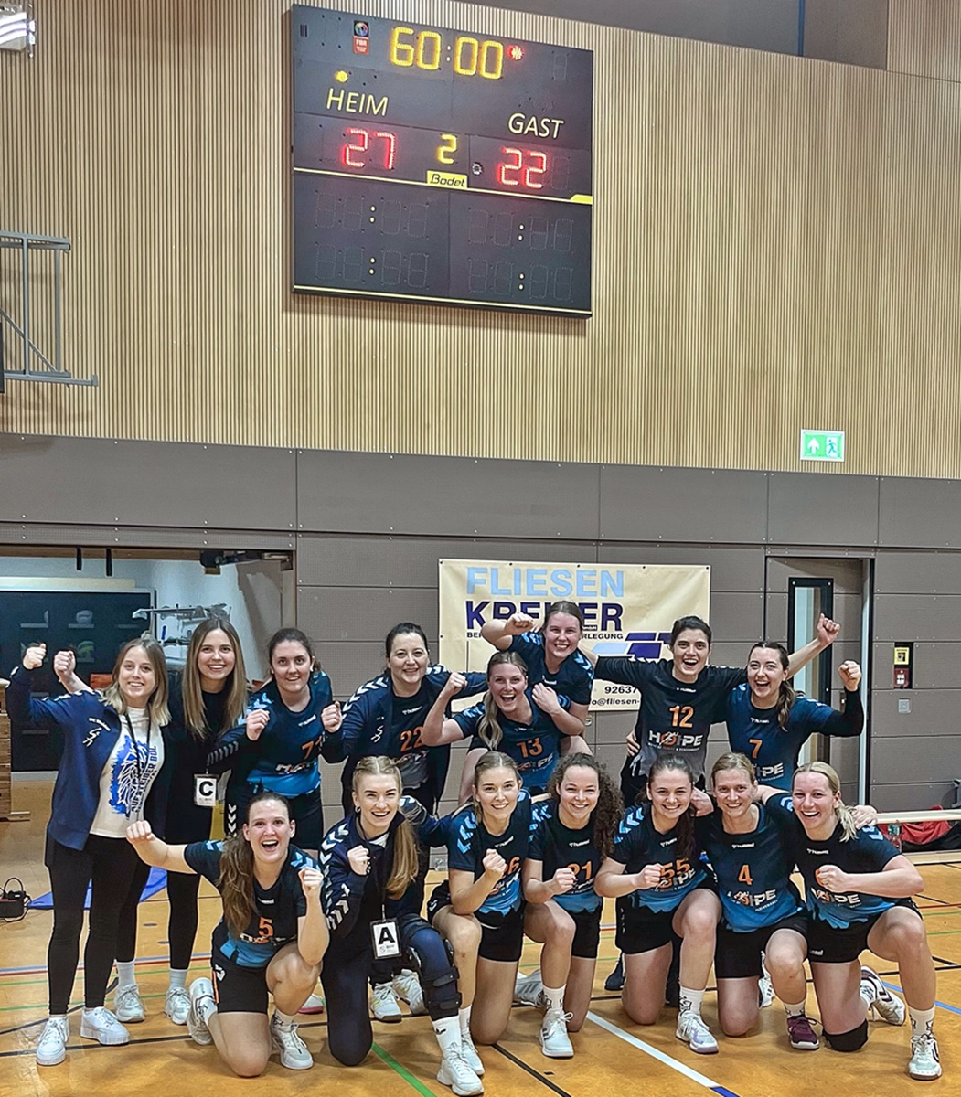 Weidener HSG-Handballfrauen atmen auf: endlich wieder ein Sieg