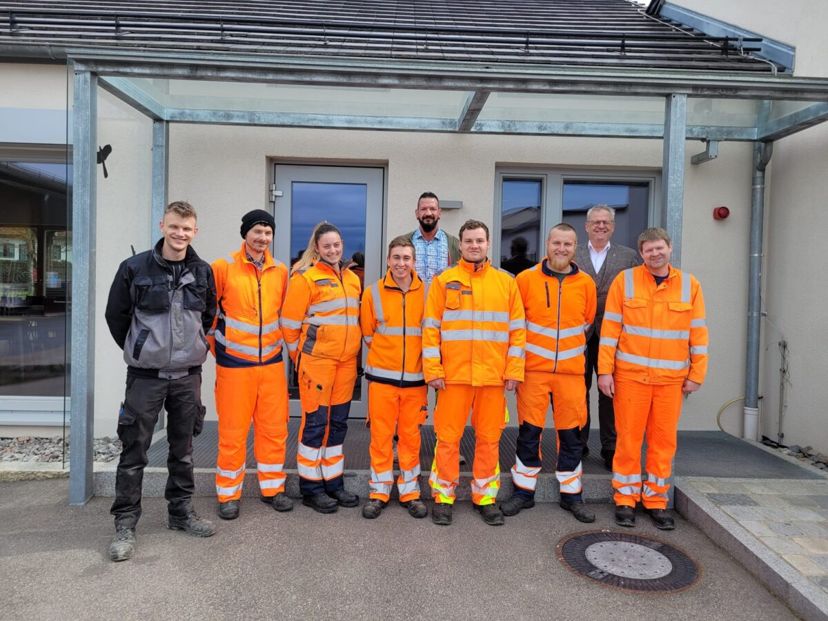 Neue Mitarbeiter im Bauhof der Stadt Schwandorf begrüßt