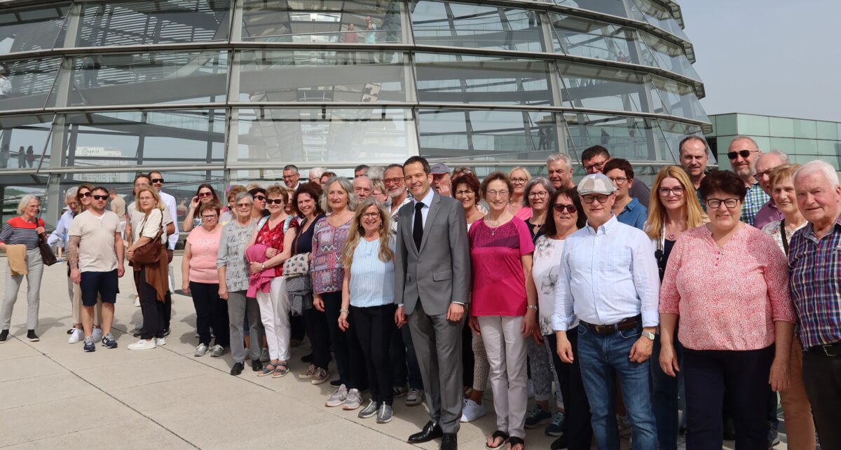 Besuchergruppe aus der nördlichen Oberpfalz  bei MdB Albert Rupprecht in der Hauptstadt