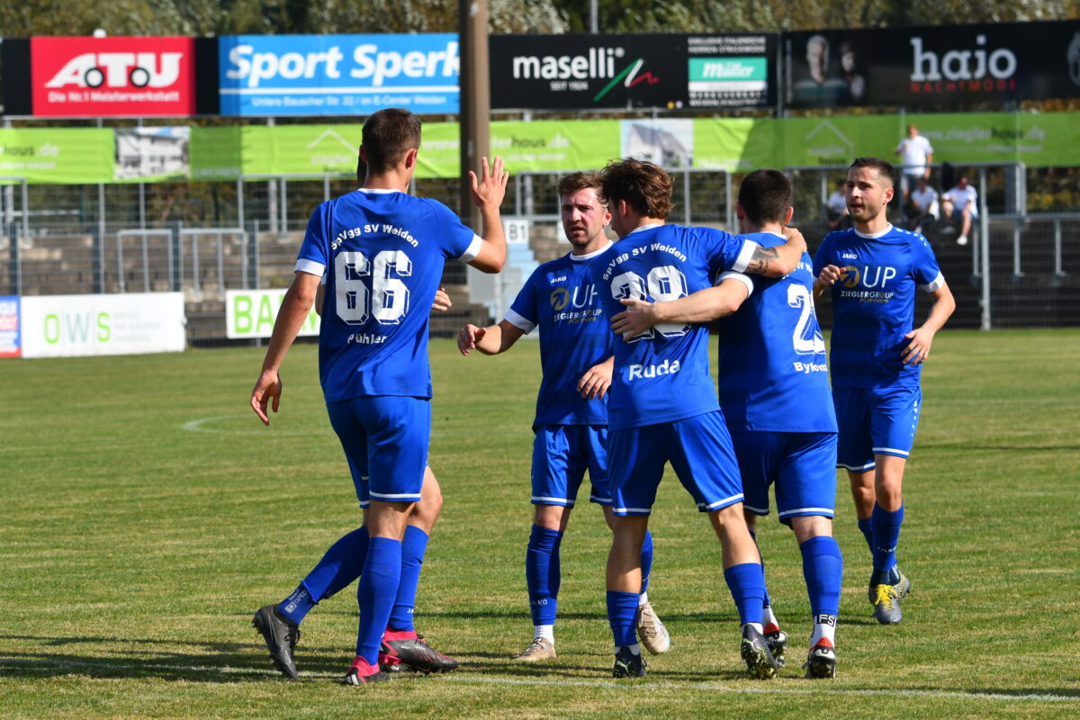 SpVgg SV Weiden einen Wimpernschlag vom Aufstieg in die Bayernliga entfernt