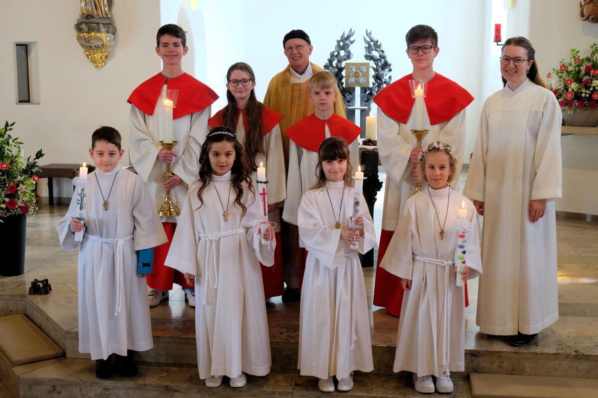 Kommunion in der Pfarrei St. Nikolaus