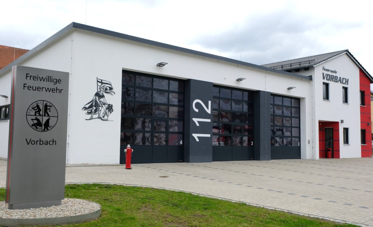 Barrierefreier Zugang für das Feuerwehrgerätehaus in Vorbach