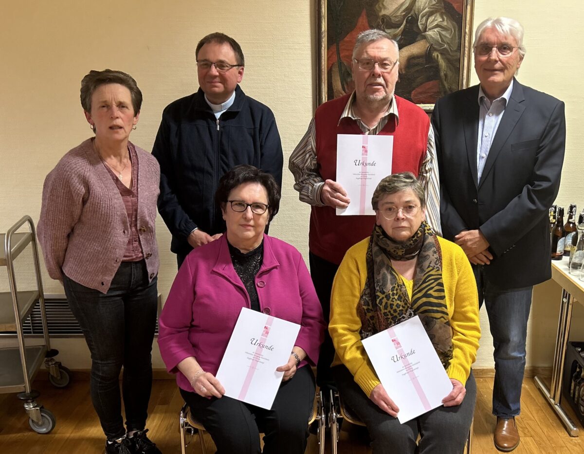 KAB Immenreuth ehrt langjährige Mitglieder