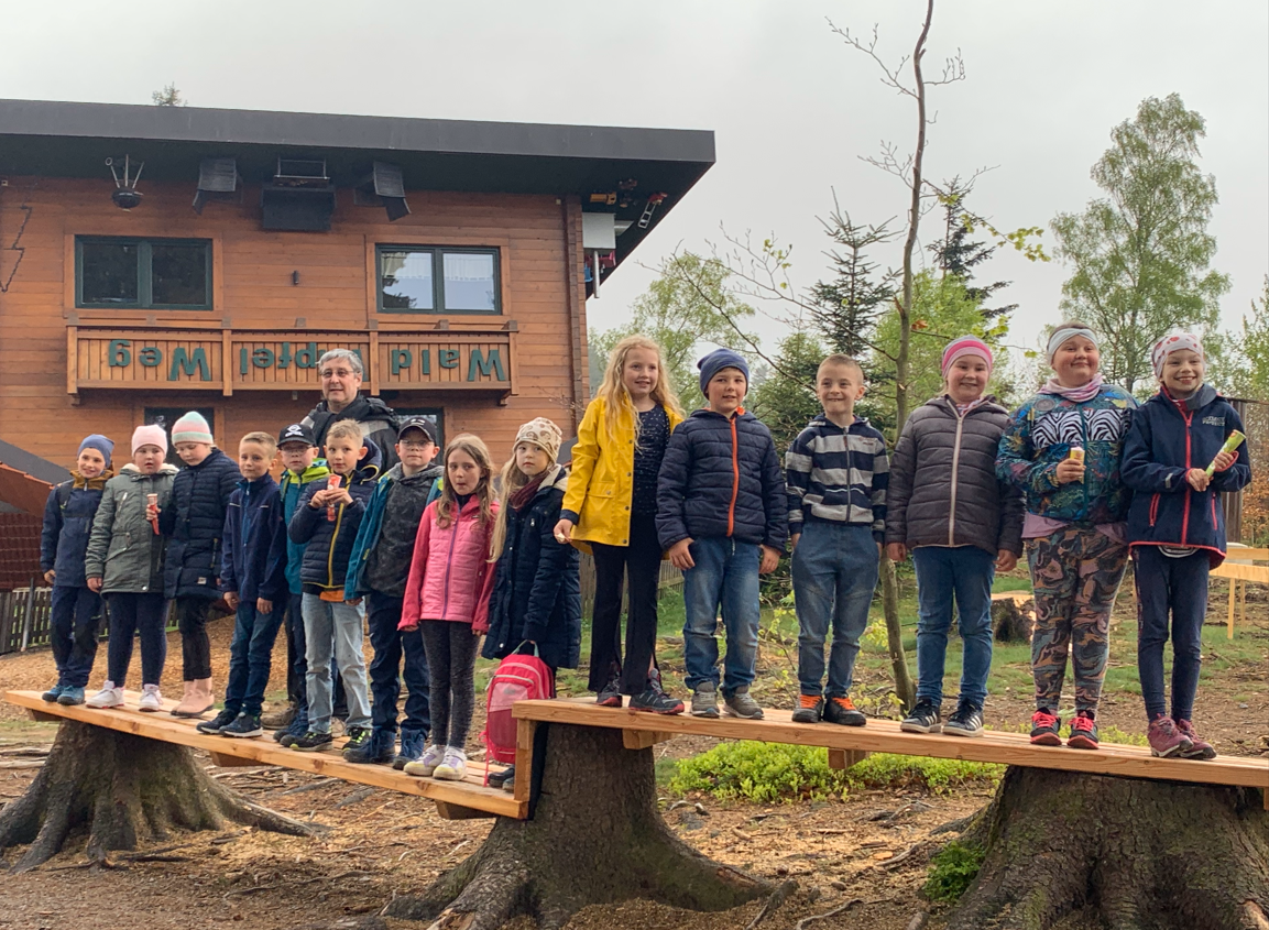 Kommunionkinder entdecken Bayerwald Xperium