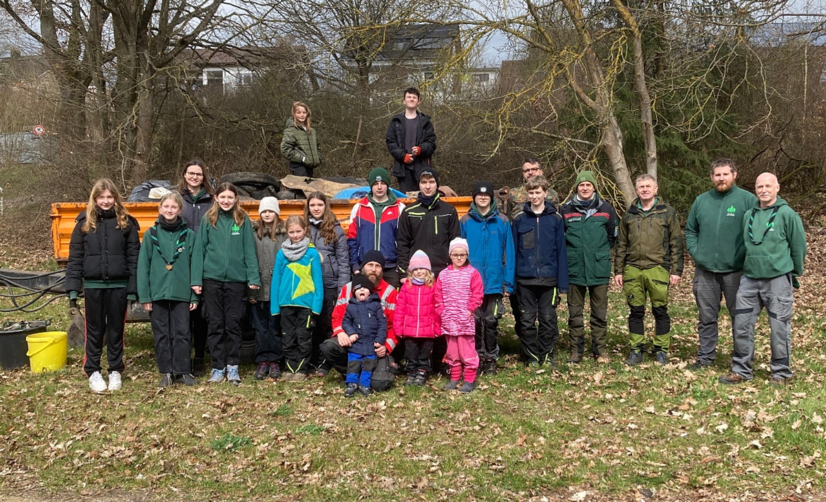 Erfolgreicher Rama Dama-Frühjahrsputz in der Natur von Eschenbach