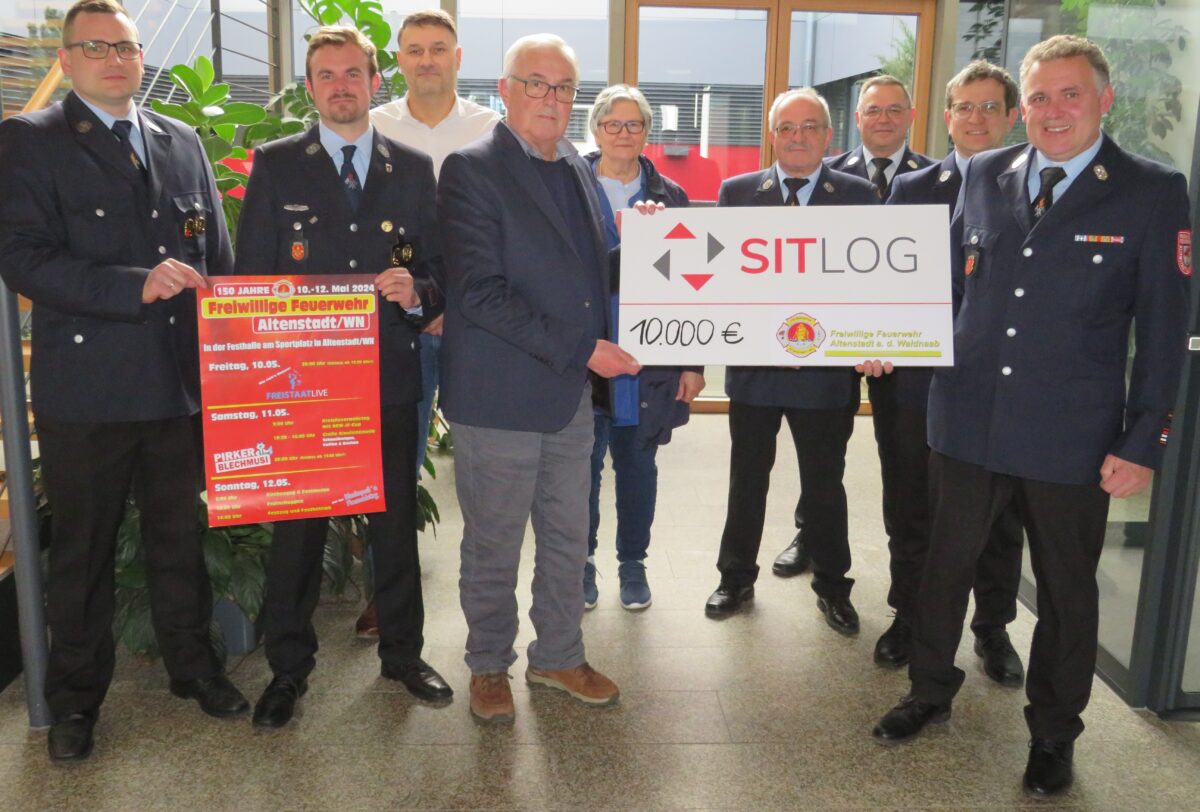 SITLOG unterstützt Feuerwehr mit 10 000 Euro