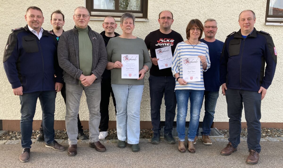 Feuerwehr dankt Vorstandsmitgliedern