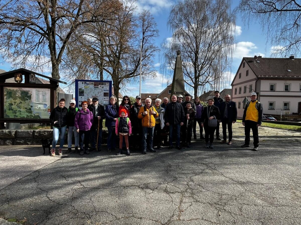 Erfolgreiche Wanderung zum Heimatfest in Waidhaus