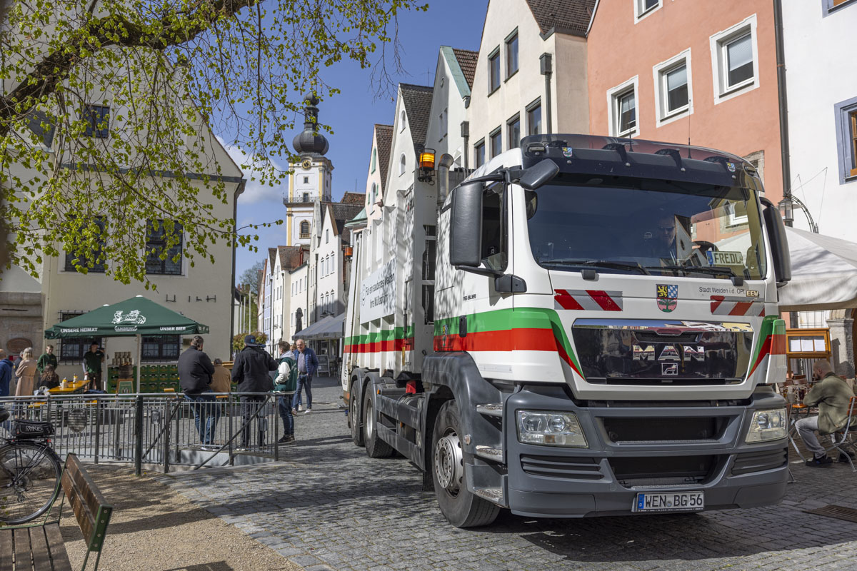 Feiertag ändert Müllabfuhrzeiten in Weiden