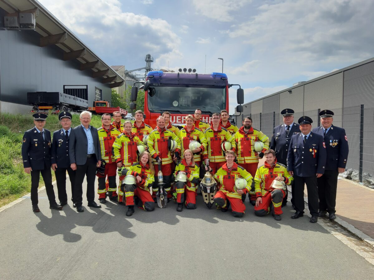 Erbendorfer Feuerwehr hat Leistungsprüfung  fehlerfrei bestanden