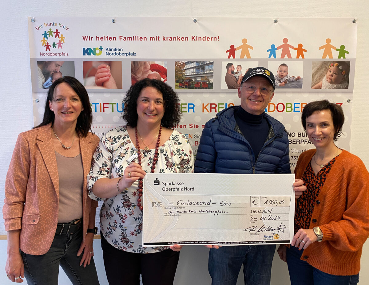 Rotary Club Stiftland unterstützt Bunten Kreis Nordoberpfalz