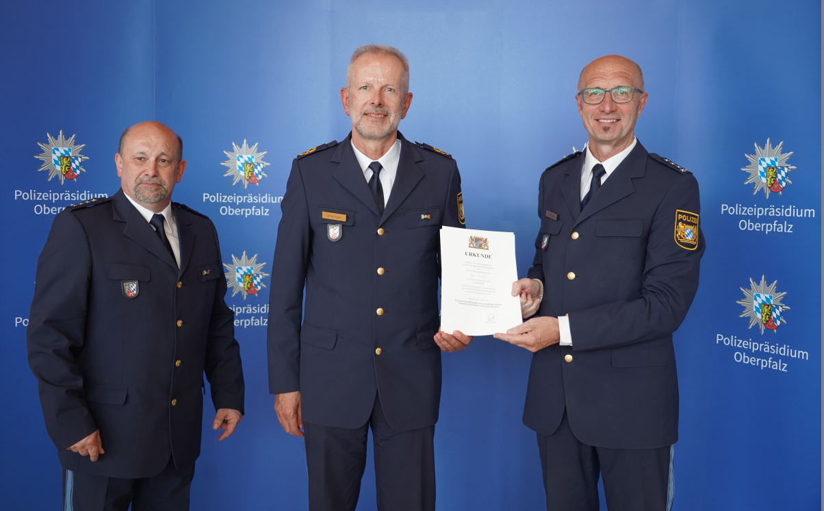 Amtswechsel bei der Polizeiinspektion Auerbach