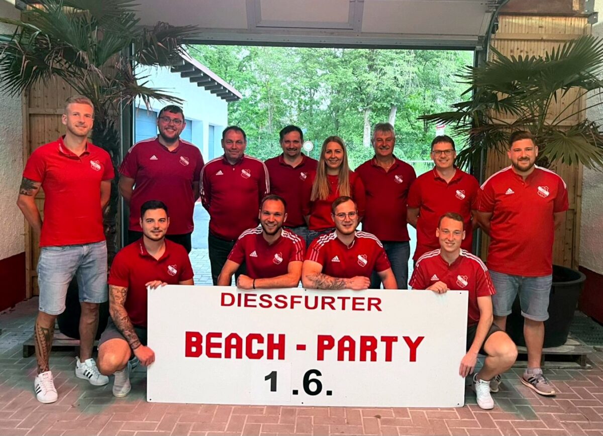 90er- und 13. Dießfurter Beach-Party: Festwochenende beim FC Dießfurt