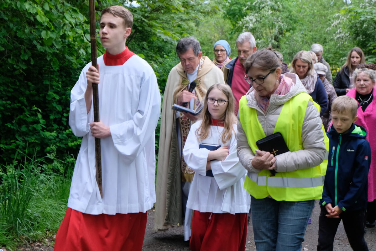 Bittprozession zur Flosser Nikolauskirche