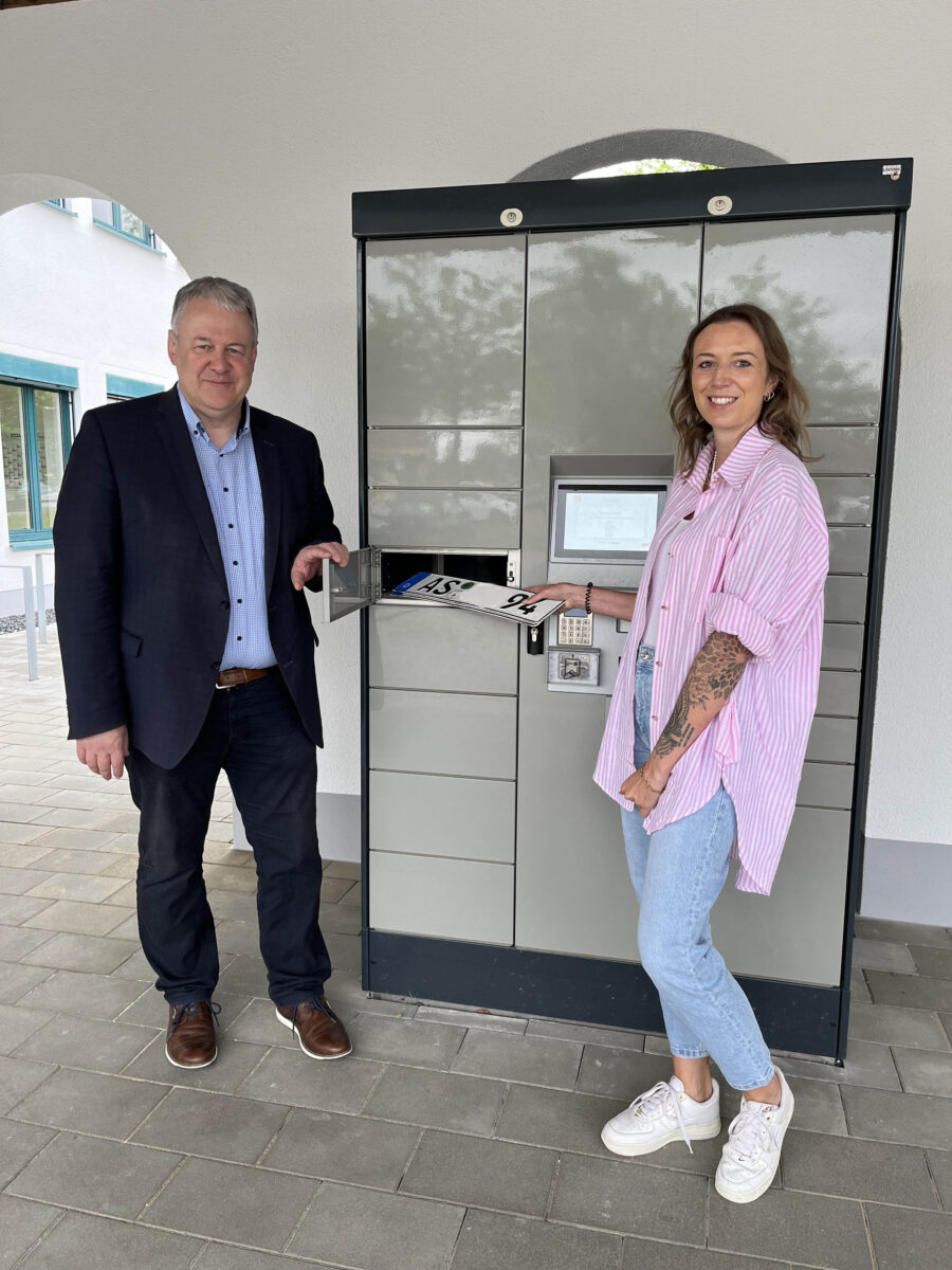 Bring- und Abholservice-Station in der Zulassungsstelle: von wegen Amtsschimmel