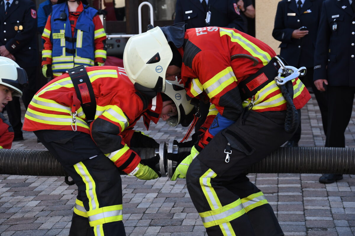 Löschgruppe der Feuerwehr Schirmitz besteht Leistungsprüfung