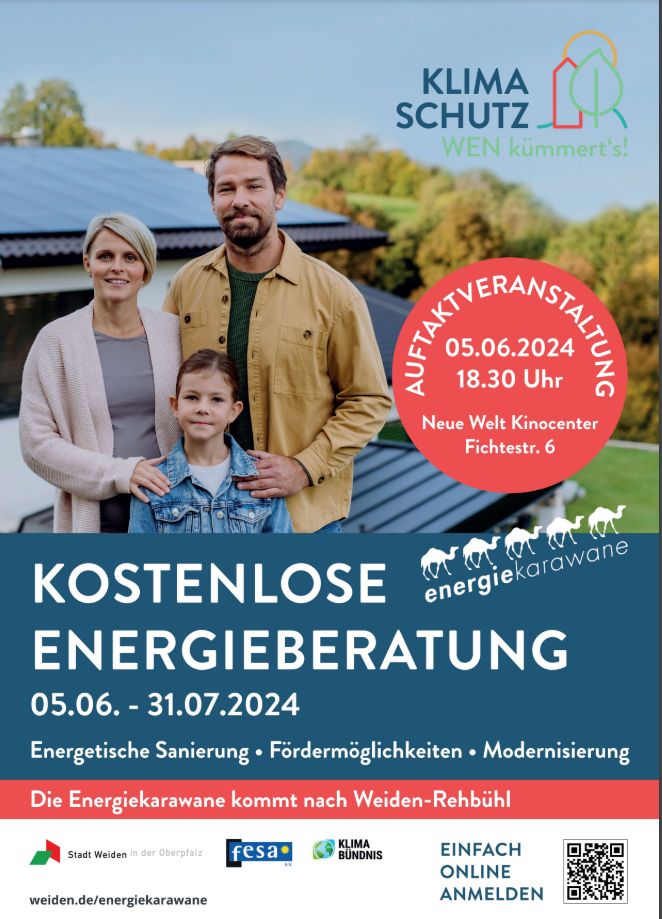 Klimaschutz – WEN kümmerts! Energiekarawane kommt erstmalig nach Weiden