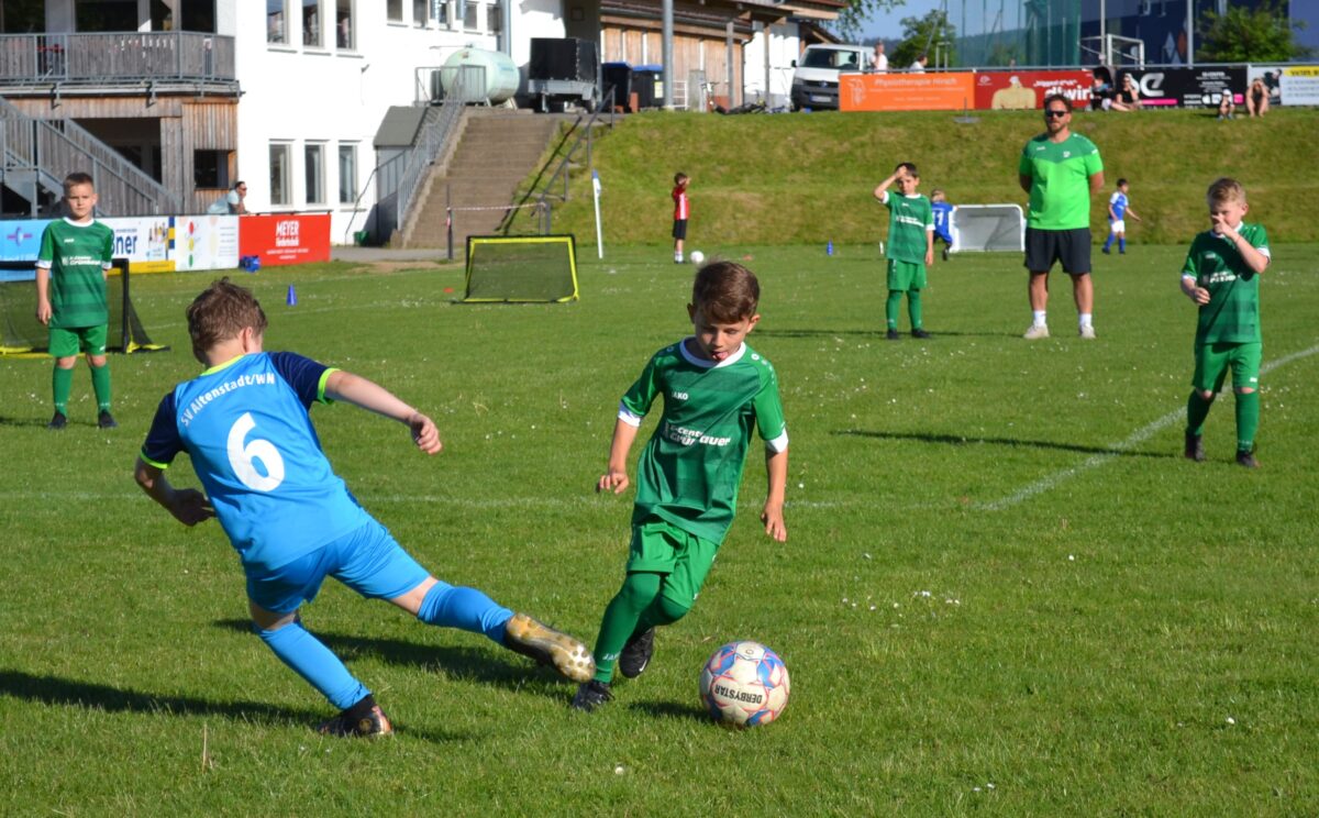 Fußball, wie er sein sollte: Begeisterte Kinder, Freude pur, keine nörgelnden Zuschauer