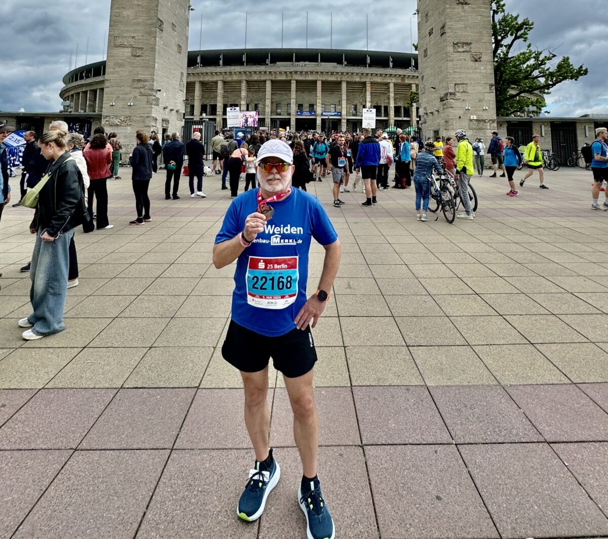 Ludwig Kreutzer, einer von 11.500 Läuferinnen und Läufern beim Berliner Citylauf