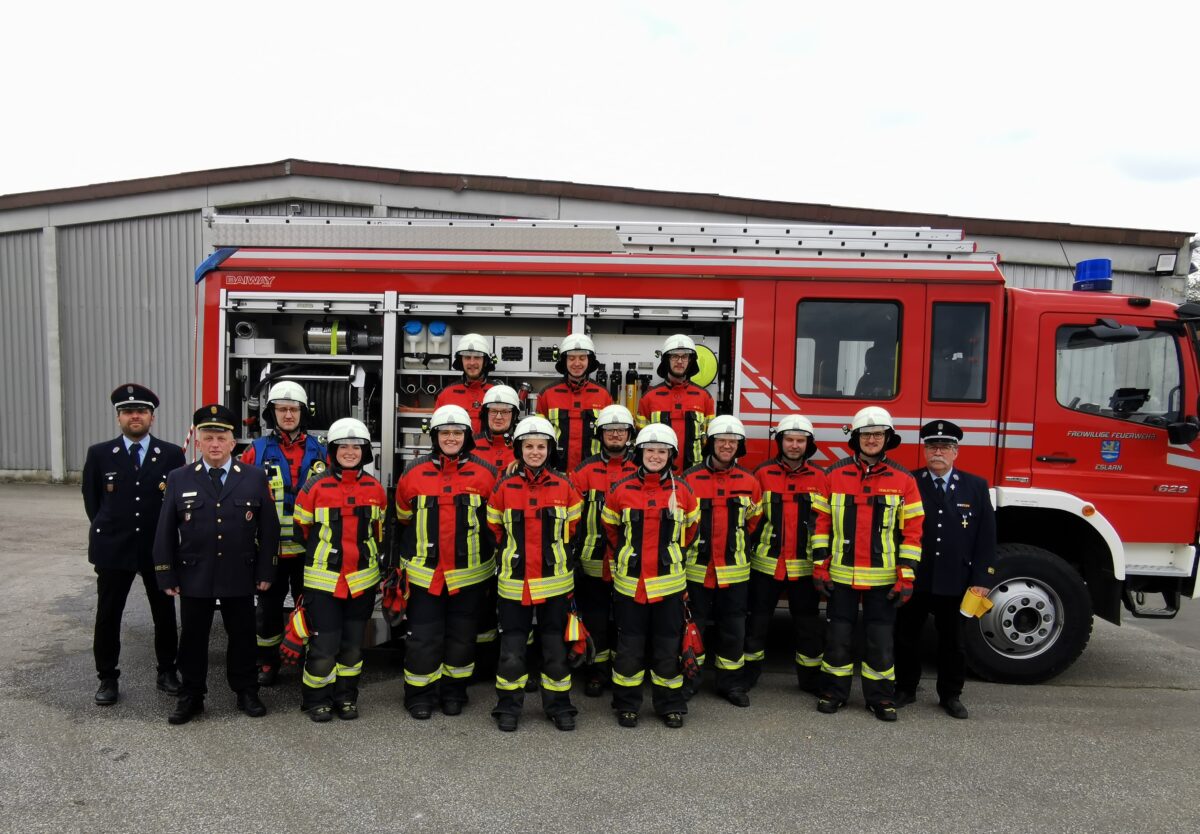 Eslarns Feuerwehr meistert Leistungsprüfung